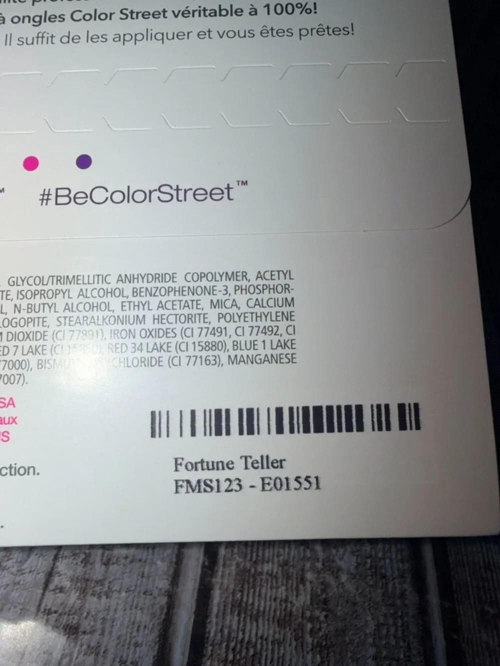 Fortune Teller‎ Color Street Nail Polish Strips Retired Blue Shimmer